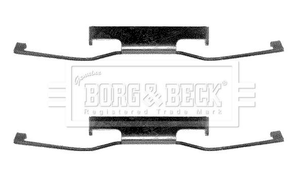 BORG & BECK Tarvikesarja, jarrupala BBK1154